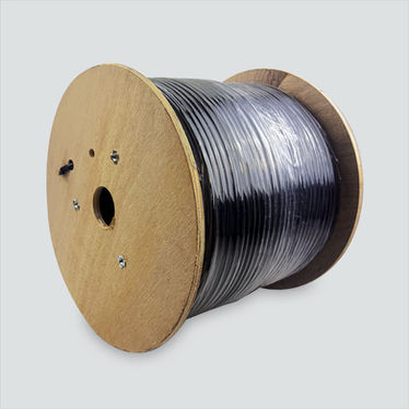 Black cable on a wooden reel, manufacturer image for 6ESOSPGBK2N