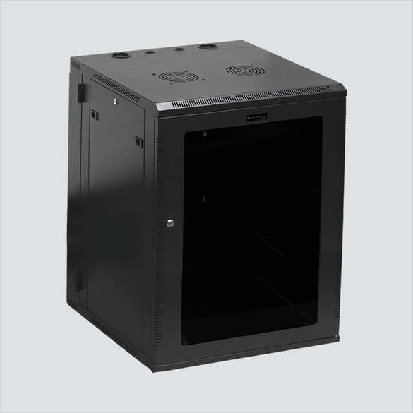 Wavenet CBTF-WM18U 18U wall cabinet with tempered-glass front door