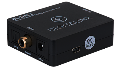 DL-DAC2-BSTK Digitalinx Stereo Digital to Analog Audio Converter