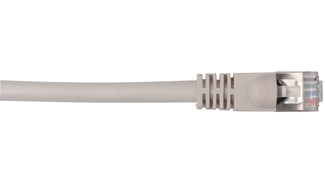 PC6ABS015GY 14' LAN and HDBaseT Solutions Shielded Category 6A pre-made patch cable