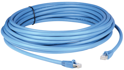 PPCE5BS050BL 50' LAN Solutions Shielded Category 5e pre-made plenum patch cable
