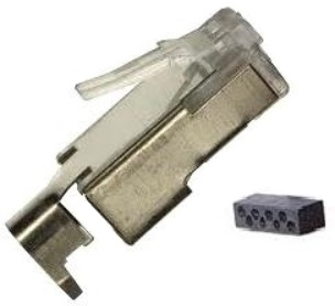 Shielded Cat 5e RJ45 Connectors