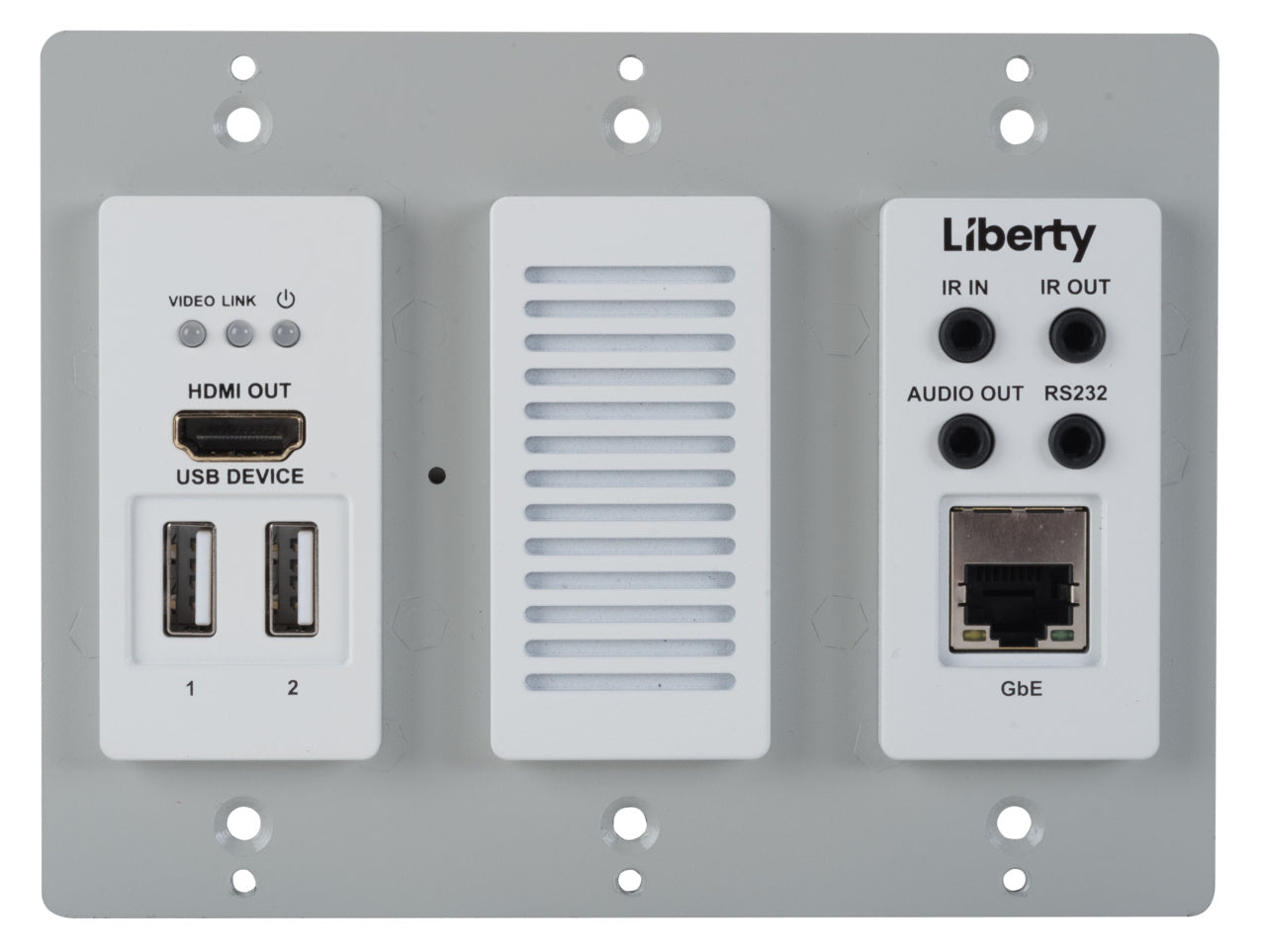 IPEX6002U-WP-W DigiIP 6000 Series SDVoE Wall Plate Decoder