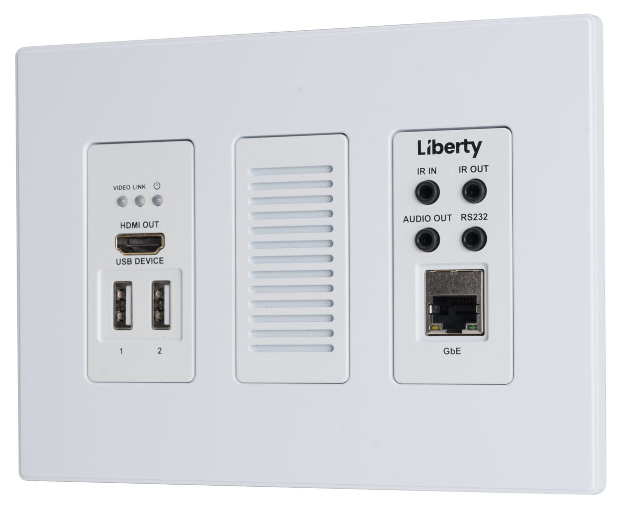 IPEX6002U-WP-W DigiIP 6000 Series SDVoE Wall Plate Decoder