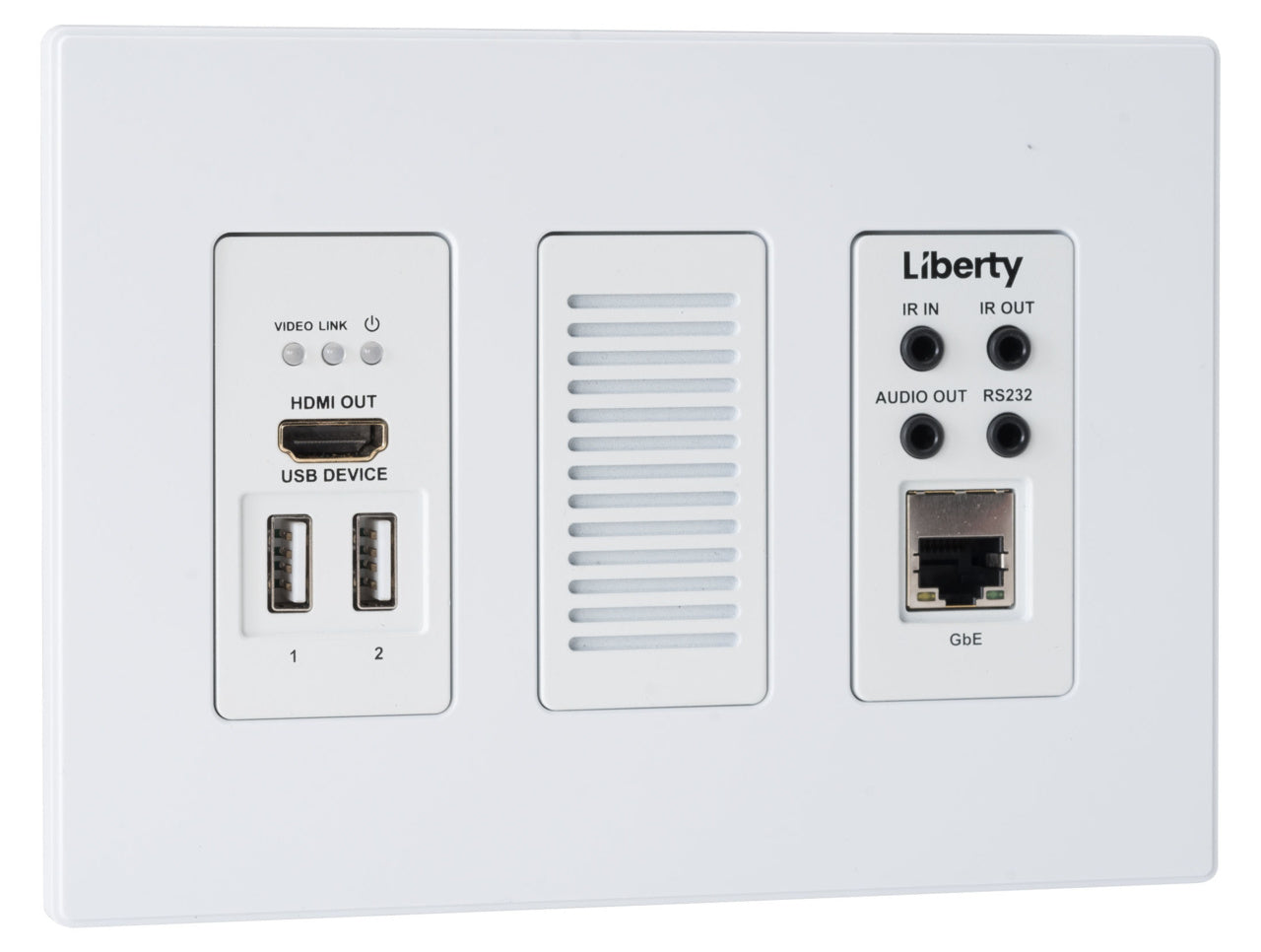 IPEX6002U-WP-W DigiIP 6000 Series SDVoE Wall Plate Decoder