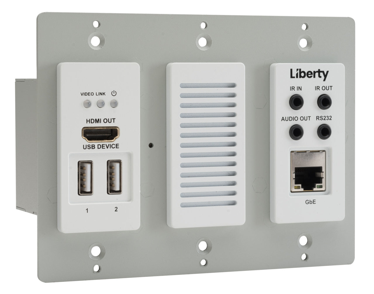 IPEX6002U-WP-W DigiIP 6000 Series SDVoE Wall Plate Decoder