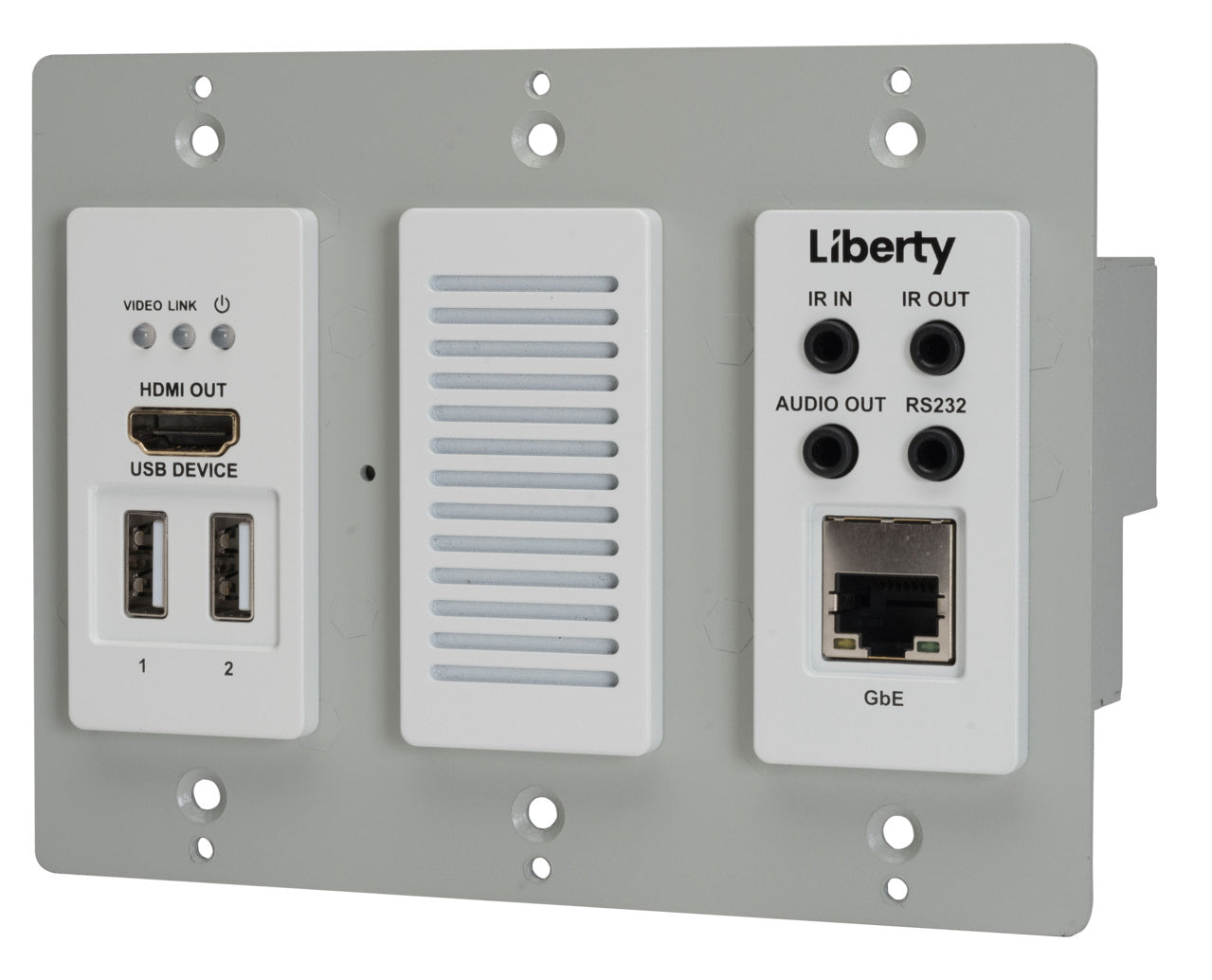 IPEX6002U-WP-W DigiIP 6000 Series SDVoE Wall Plate Decoder