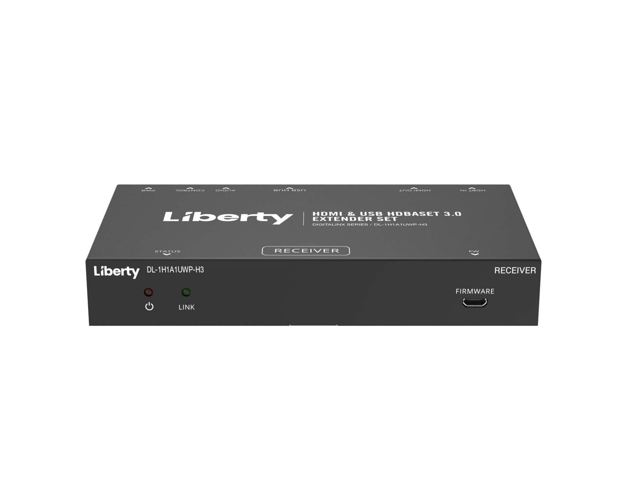 DL-1H1A1UWP-H3 Digitalinx Series 4K60 HDMI & USB HDBaseT 3.0 Wall Plate Extension Set