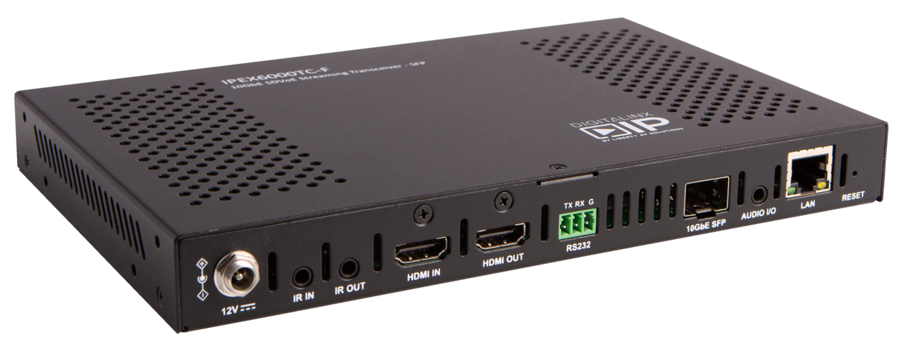 IPEX6000TC-F DigiIP 6000 Series AV over IP Transceiver SFP+ / Fiber
