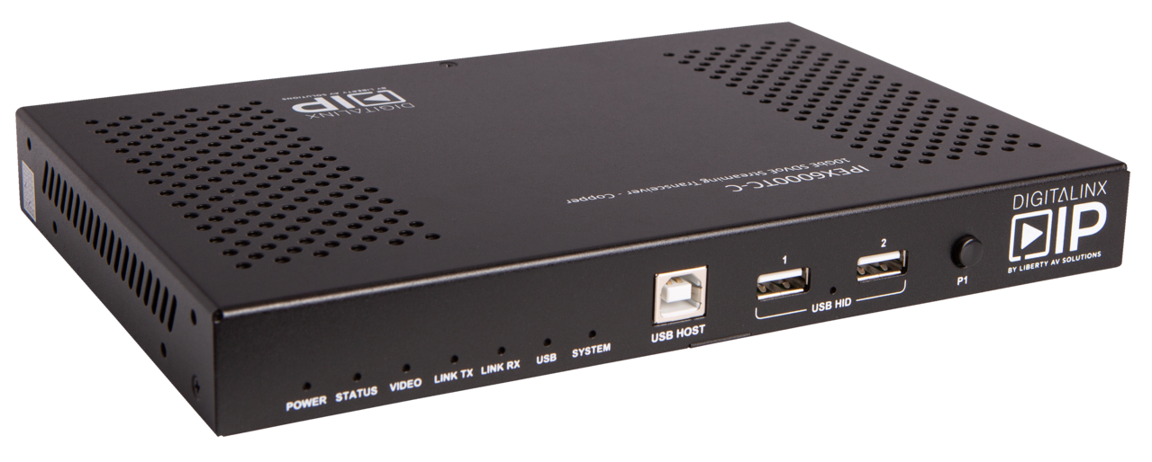 IPEX6000TC-C DigiIP 6000 Series SDVoE AV over IP Transceiver RJ45 / Copper w/ PoE