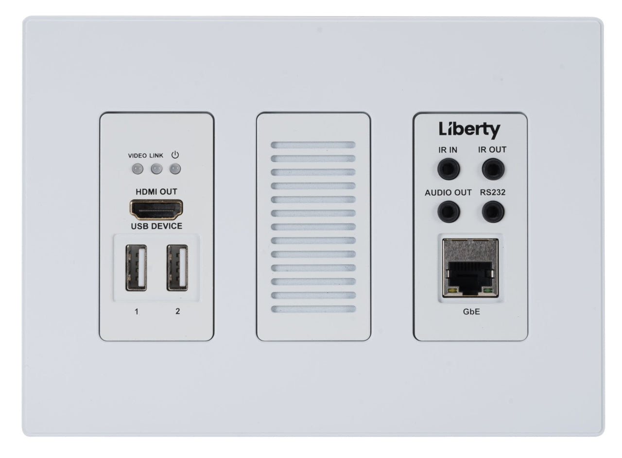 IPEX6002U-WP-W DigiIP 6000 Series SDVoE Wall Plate Decoder