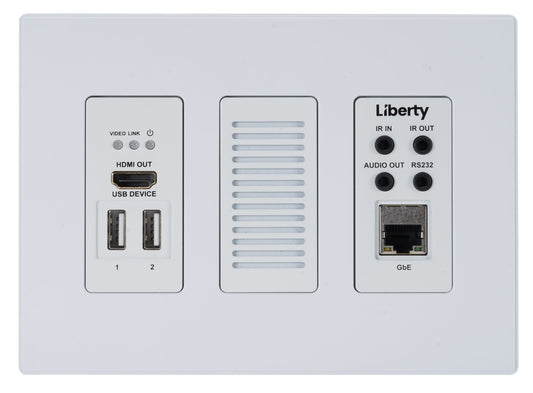 IPEX6002U-WP-W DigiIP 6000 Series SDVoE Wall Plate Decoder