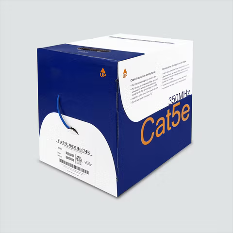Wavenet 5E04URBK5 Black CAT5e 350MHz Unshielded Riser Cable — 1000 ft Reelex II