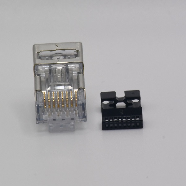 Contact-side view of a Sentinel 111S08080095LA4 plug beside its load bar; one example shown from the 100-pack offer.