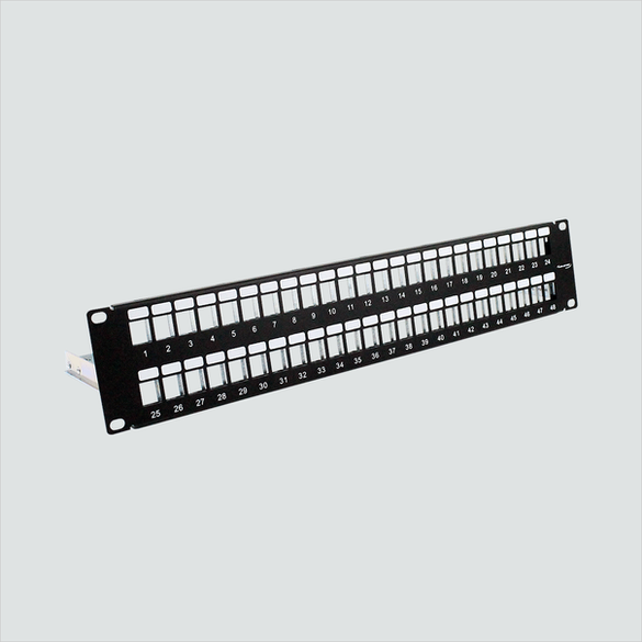 Wavenet BPPWM-48 unloaded 48-port 2U panel component; one panel per kit
