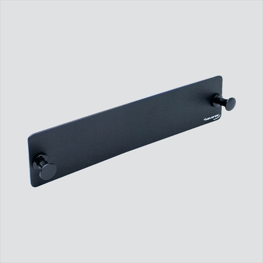 Wavenet FMBP solid black blank panel; one panel per unit.