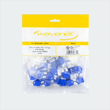 Manufacturer blue package photo labeled HD-6EKSJBL-25PK, 25-PK.
