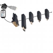 DL-AR Universal HDMI Adapter Ring Complete Assembly with 5 Adapters