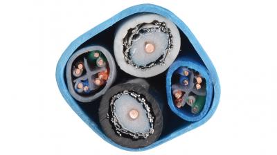 CEBUS-2N2 Structured Solutions 2 RG6Q BC +2 Category 6 UTP Jacketed Composite Cable