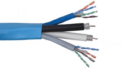 CEBUS-2N2 Structured Solutions 2 RG6Q BC +2 Category 6 UTP Jacketed Composite Cable