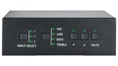 AUD-340 3 INPUT AUDIO 70/100V AMPLIFIER, 40W