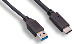 E-USB3.1AC-2M Molded USB 3.x A-C Cable