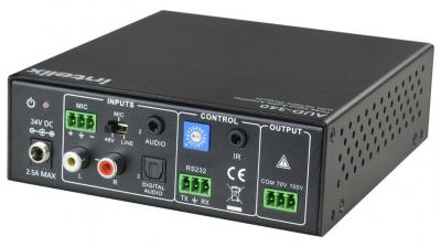 AUD-340 3 INPUT AUDIO 70/100V AMPLIFIER, 40W