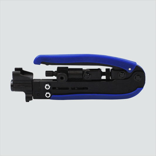 Wavenet TOOL-COM blue-grip coaxial compression tool with black body