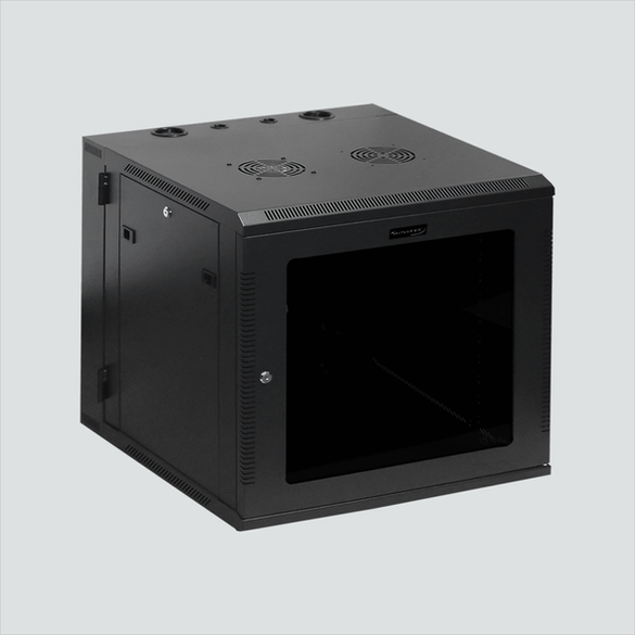 Wavenet CBTF-WM12U 12U wall cabinet with tempered-glass front door