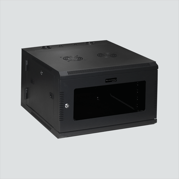 Wavenet CBTF-WM6U 6U wall cabinet with tempered-glass front door