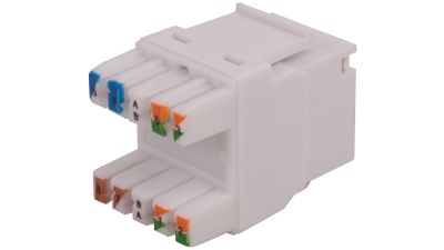 0A58RP0E0-WH RJ45 INSERT CAT5E UTP 180