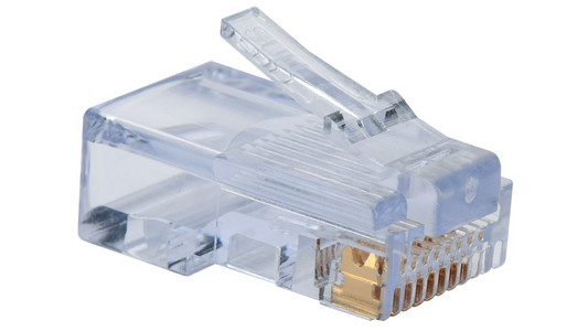 100 003B Category 5e EZ-RJ45 plugs in a 100-pack