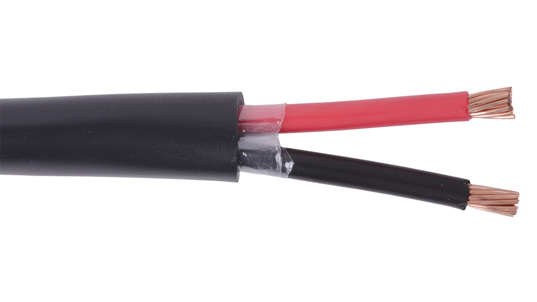 12-2C-DB-BLK Black Direct burial speaker cable 12 AWG 2 conductor cable