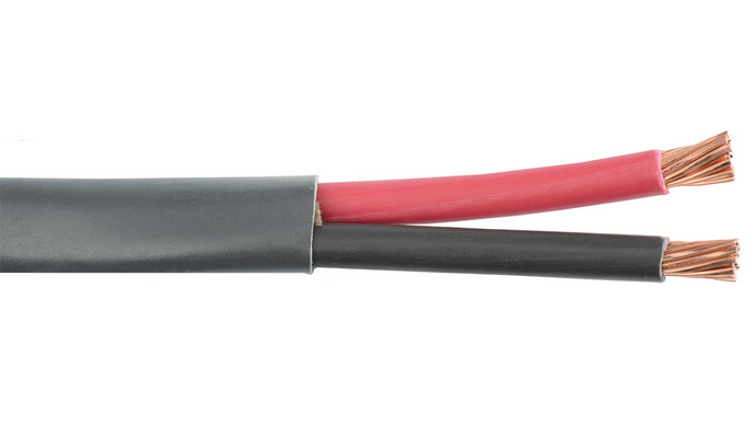 12-2C-BLK Black Commercial grade general purpose 12 AWG 2 conductor cable