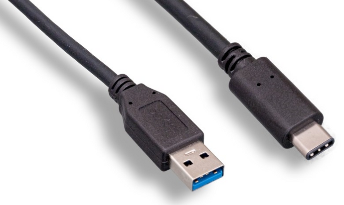Liberty USB Type-C to USB-A Male 3.1 Gen2 Cable - 1m