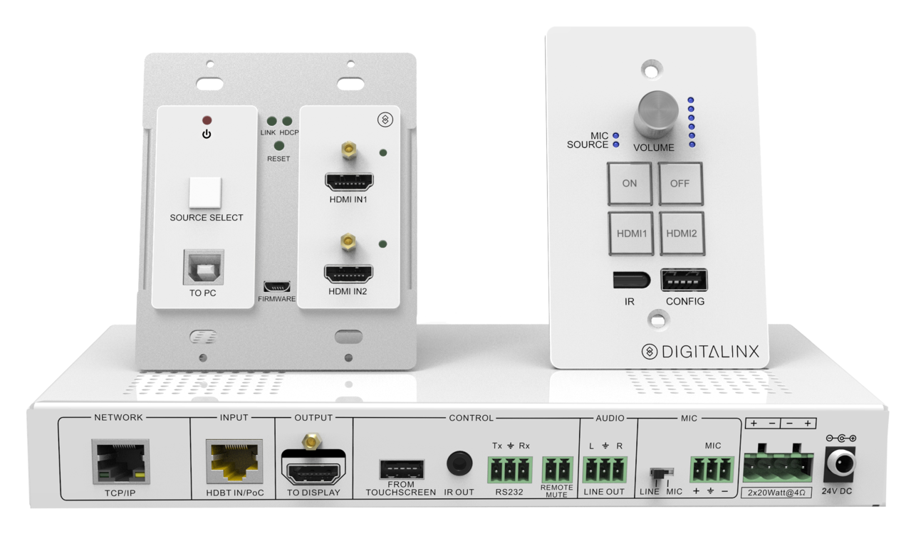 DL-RMKTC2H-W HDMI & USB2.0 Distribution and Control System