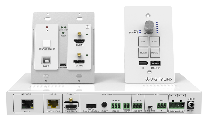 DL-RMKTC2H-W HDMI & USB2.0 Distribution and Control System