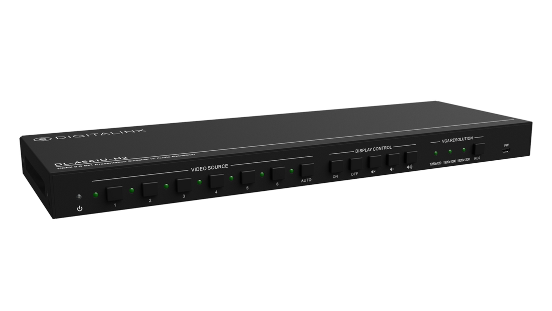 Digitalinx 6x1 Multi-Format Presentation Switcher – RF-AV