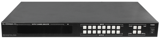 DL-HDM88A-H2 8x8 HDMI 2.0 18G 4K/HDR Matrix Switch w/Audio De-Embed