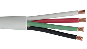 Liberty 16-4C-P-WHT-500 White 16 AWG 4 conductor plenum cable