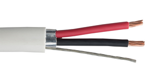18-2C-PSH-WHT White 18 AWG 2 conductor plenum shielded cable