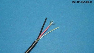 22-1P-EZ-GRY Grey EZ-strip audio 22 AWG 1 pair shielded cable