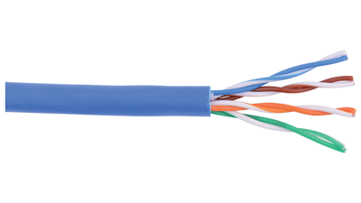 24-4P-L5-EN-DB Black Category 5e U/UTP EN series 24 AWG 4 pair unshielded cable