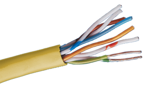 24-4P-L5-EN-YEL Yellow Category 5e U/UTP EN series 24 AWG 4 pair unshielded cable