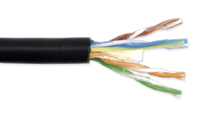 24-4P-L6-EN-DB-500 Black Category 6 U/UTP EN series 23 AWG 4 pair unshielded cable
