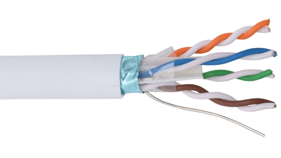 Liberty 24-4P-L6ASH-WHT Cat 6A F/UTP shielded cable - White