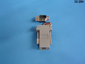 32-284 D-SUB 9-pin male to female 8P8C user configurable adapter
