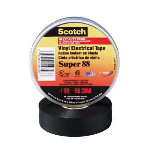 88SUPER-3/4 TAPE, ELEC INSUL 3/4X66 BLK