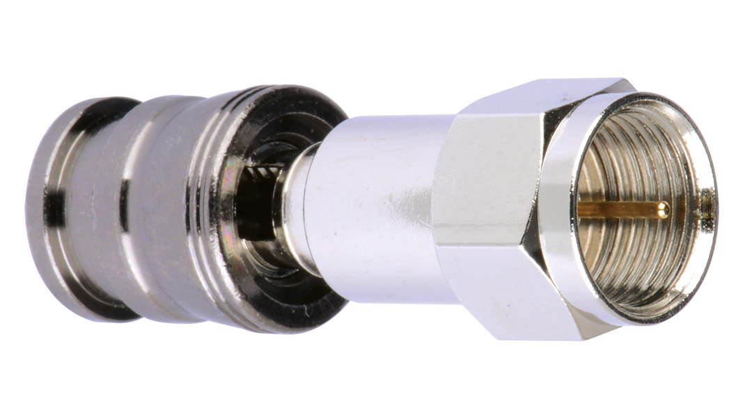 CM-RGB23-F C-Tec2 Mini-RG59 Solid F Plugs for Single or Dual shield formats