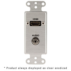 Covid Decora, HDMI Female, 3.5mm, White Part No. D1201F-W